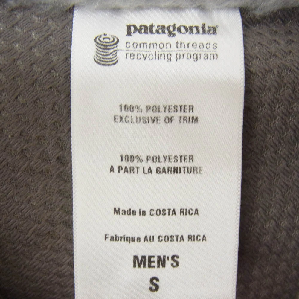 patagonia パタゴニア 09AW 23046 Classic Retro X クラシック レトロX ボア フリース ベスト グレー系 S【美品】【中古】 - Image 5