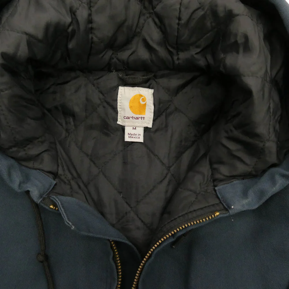 Carhartt カーハート メキシコ製 クイックダック ジャケット ブルー系 褐返し(かちがえし)系 M【中古】 - Image 3