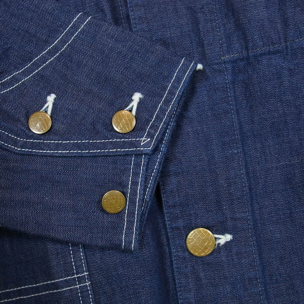 JELADO ジェラード JP94491J 491J Coverall デニム カバーオール ジャケット インディゴブルー系 M【新古品】【未使用】【中古】 - Image 4