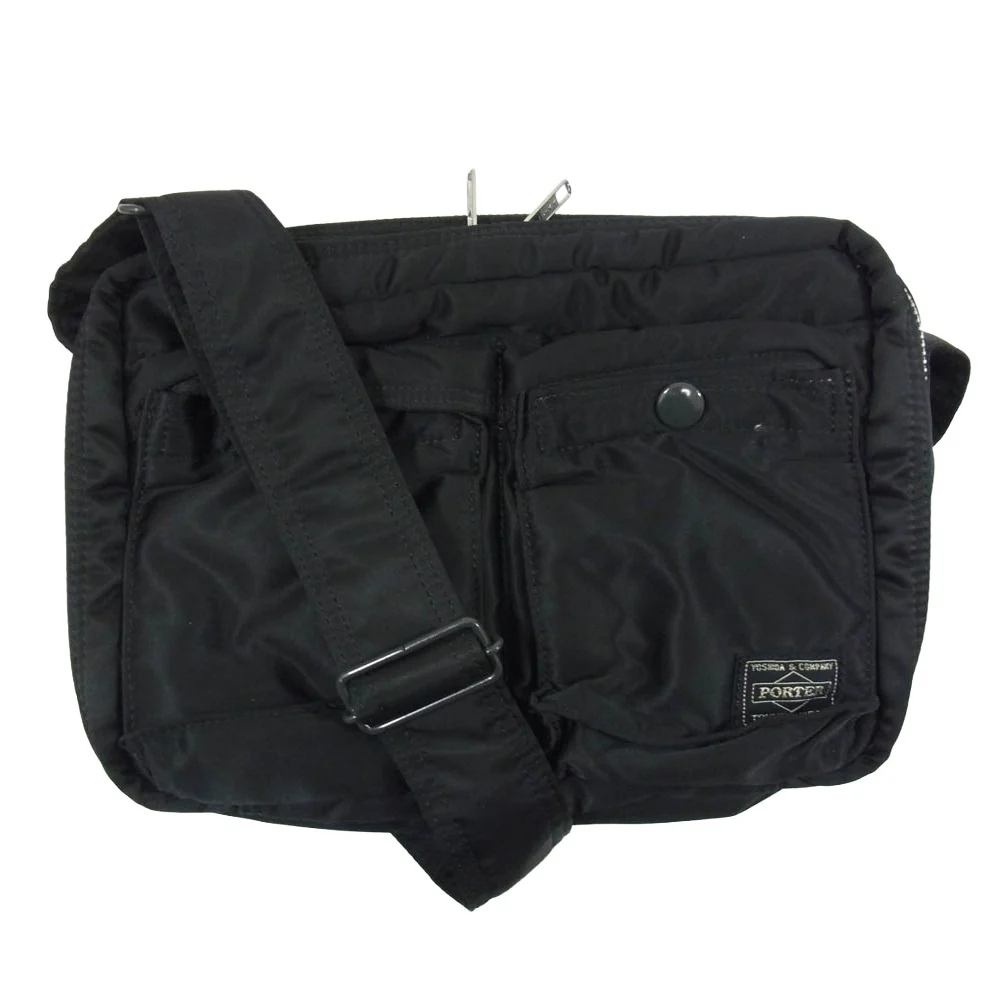 PORTER ポーター TANKER タンカー ショルダー バッグ ブラック系【中古】