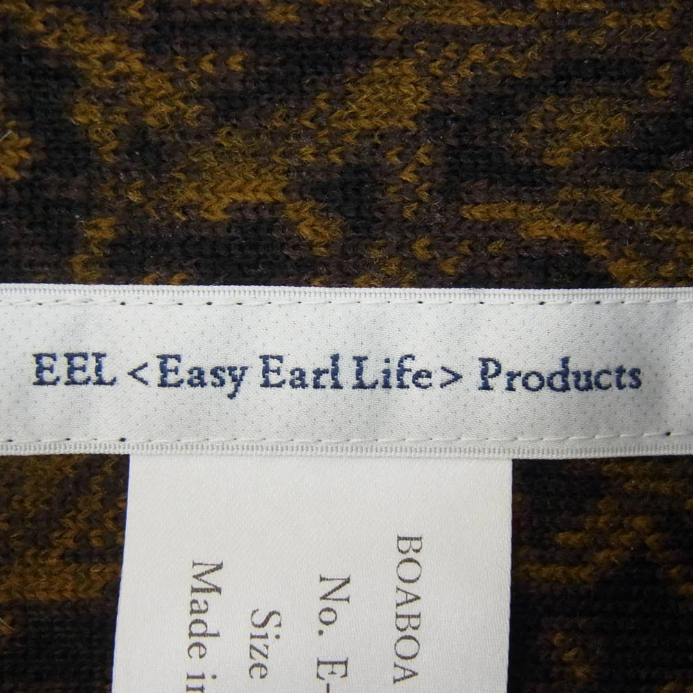 EEL イール E-25564 BOABOA LIBERTY ボアボアリバティー ボア フリース ハーフジップ プルオーバー ジャケット ブラウン系 L【中古】 - Image 5