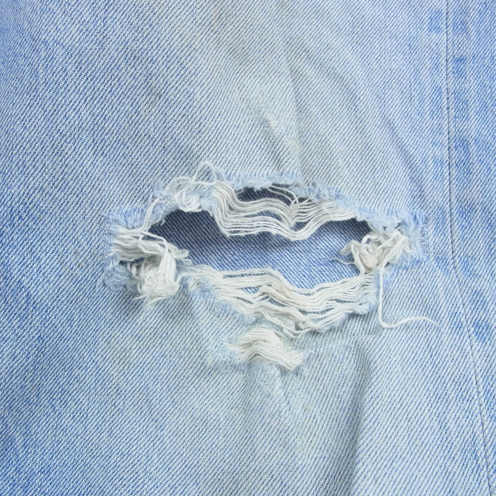 Levi's リーバイス Vintage ヴィンテージ 70s 66後期 501 ボタンフライ セルビッジ ストレート デニムパンツ ボタン裏刻印6 インディゴブルー系【中古】 - Image 5