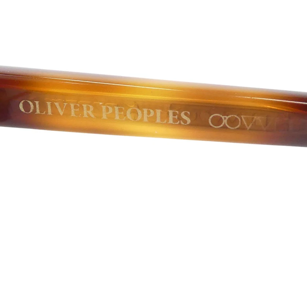 OLIVER PEOPLES オリバーピープルズ Gregory Peck-J ボストン 度入り 眼鏡 クリア系 フレーム:ブラウン系 レンズ:クリア系 45□23-145【中古】 - Image 4