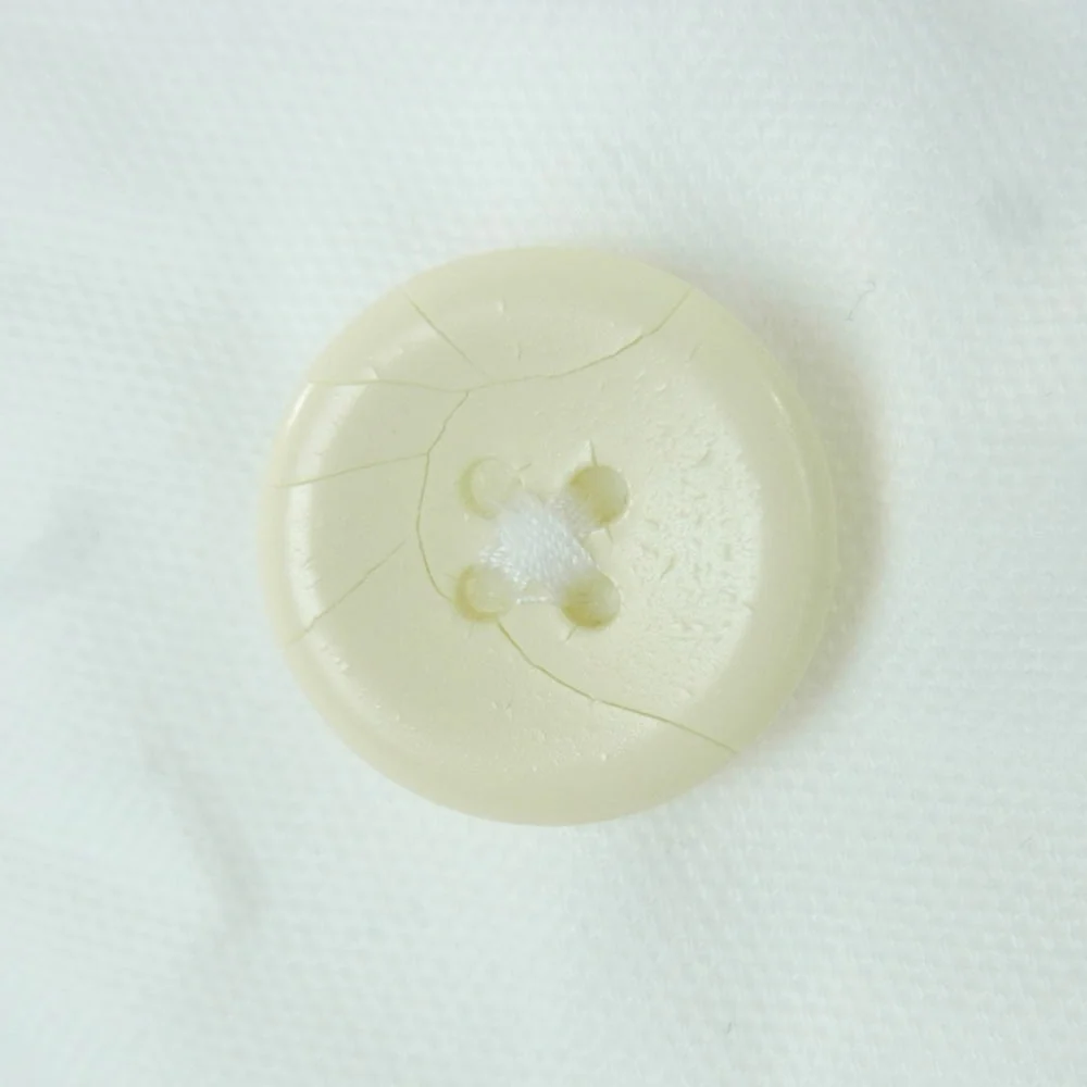 ロロ LS-3 オックス プルオーバー 長袖 シャツ 日本製 ホワイト系 M【中古】 - Image 8