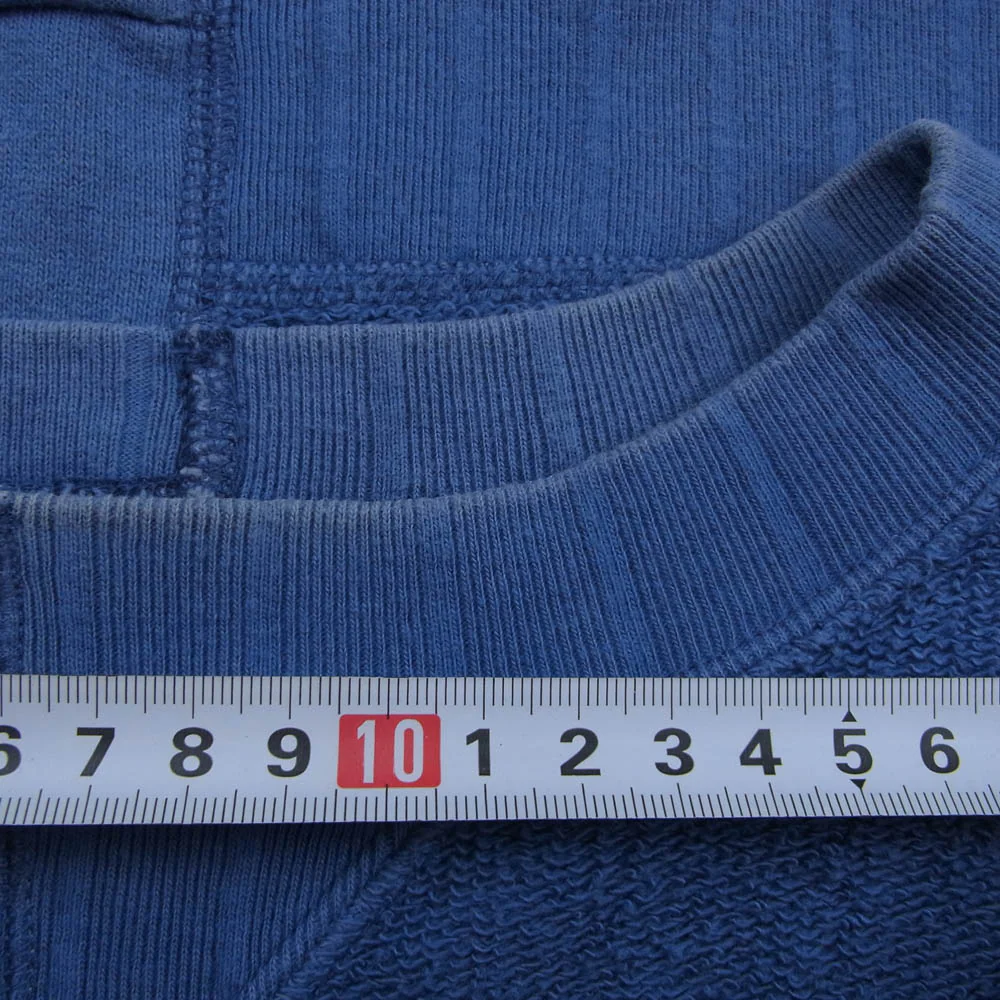 Nigel Cabourn ナイジェルケーボン 8040-00-21010 ARMY CREW JERSEY HALF SLEEVE アーミークルー ジャージー ハーフスリーブ カットソー ブルー系 48【中古】 - Image 6