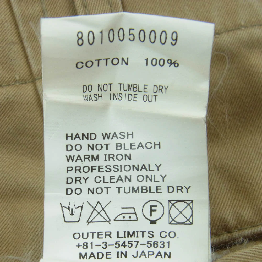 Nigel Cabourn ナイジェルケーボン 8010050009 UTILITY MIX PANT ミックス ワーク パンツ ベージュ系 ライトブラウン系 30【中古】 - Image 4