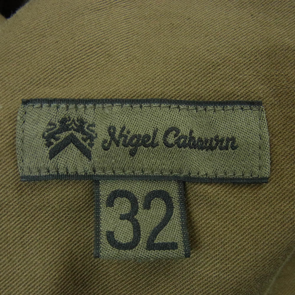 Nigel Cabourn ナイジェルケーボン 8048-00-50012 ARMY CARGO PANT アーミー カーゴ パンツ 日本製 グリーン系 32【中古】 - Image 3