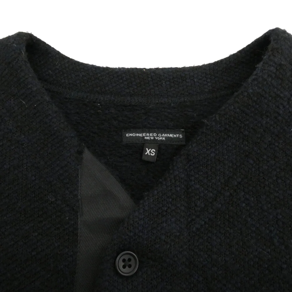 Engineered Garments エンジニアードガーメンツ USA製 Knit Cardigan Sweater Knit ニット カーディガン セーター ニット ブラック系 XS【中古】 - Image 3