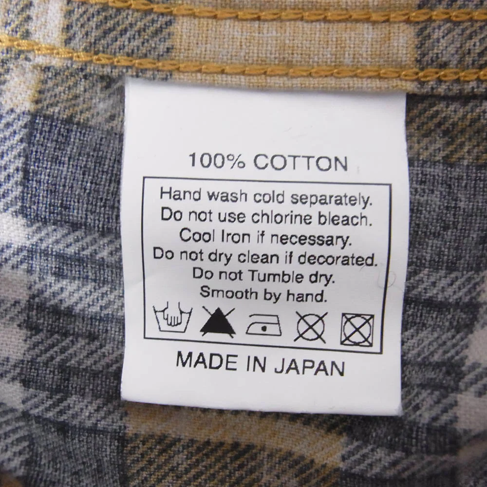COOTIE クーティー glory bound プリントネル 長袖 シャツ イエロー系 L【中古】 - Image 5