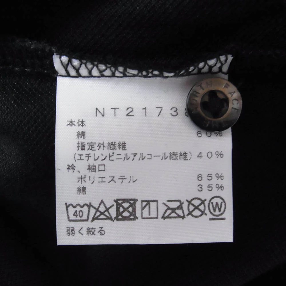 THE NORTH FACE ノースフェイス NT21738 S/S Cool Buisiness Polo クールビジネス 半袖 ポロ シャツ ブラック系 XL【中古】 - Image 4