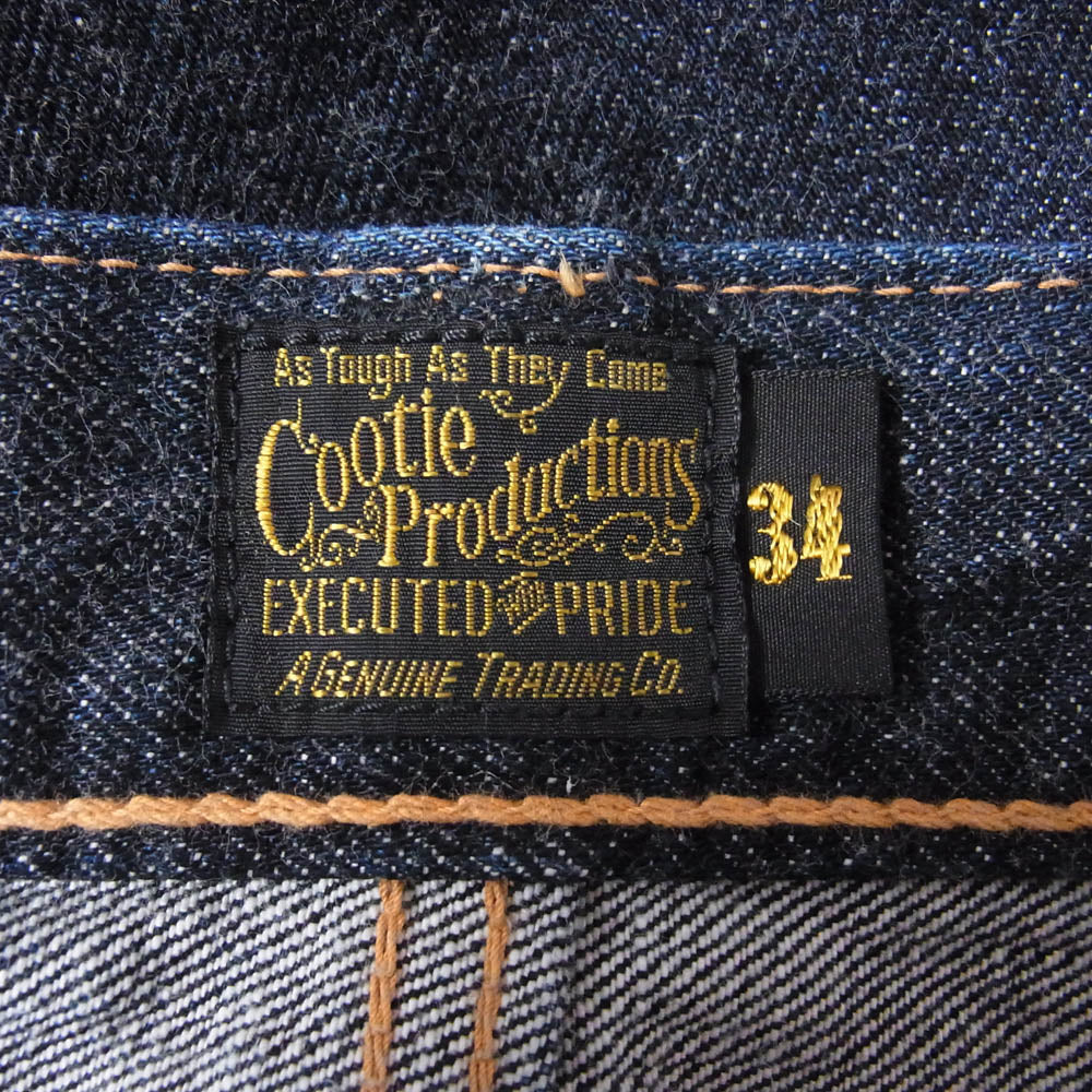 COOTIE クーティー セルビッチ ボタンフライ デニム パンツ インディゴブルー系 34【中古】 - Image 4