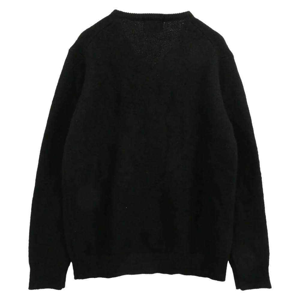 COOTIE クーティー アルパカ Vネックニット セーター ブラック系 L【中古】 - Image 2