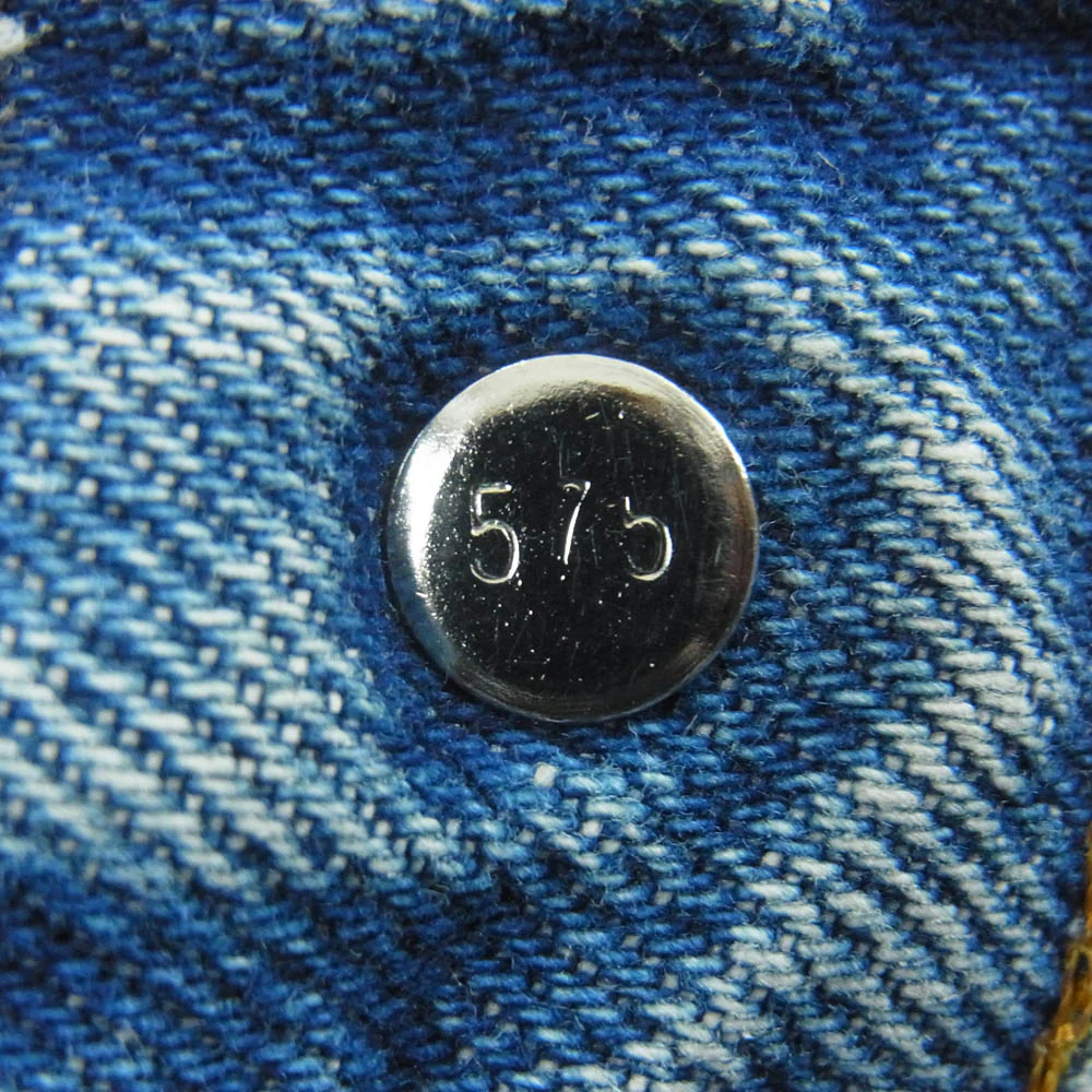 Levi's リーバイス USA製 90s 517 オレンジタブ レギュラー トップボタン裏刻印575 デニム パンツ インディゴブルー系 W34 L32【中古】 - Image 6