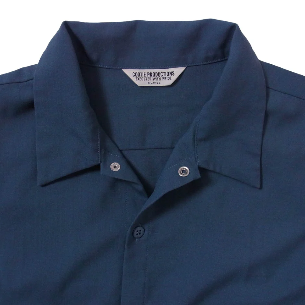 COOTIE クーティー T/W Work Shirt ポリエステル ウール ワーク シャツ ブルー系 XL【中古】 - Image 3