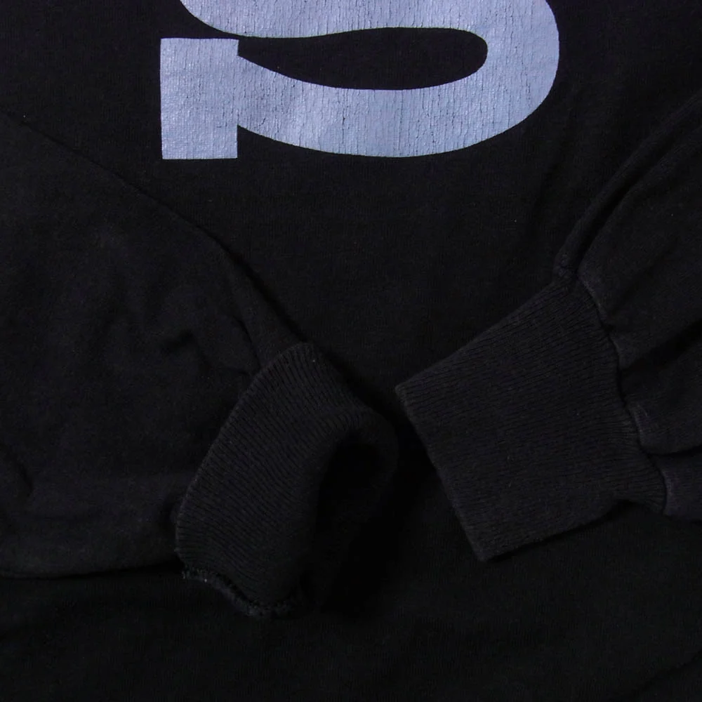 STUSSY ステューシー 90s old stussy 白タグ Sロゴ 長袖 Tシャツ カットソー ブラック系 L【中古】 - Image 4