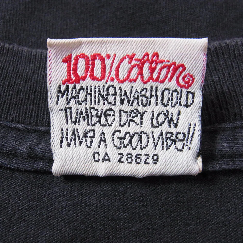 STUSSY ステューシー 90s old stussy 白タグ Sロゴ 長袖 Tシャツ カットソー ブラック系 L【中古】 - Image 5