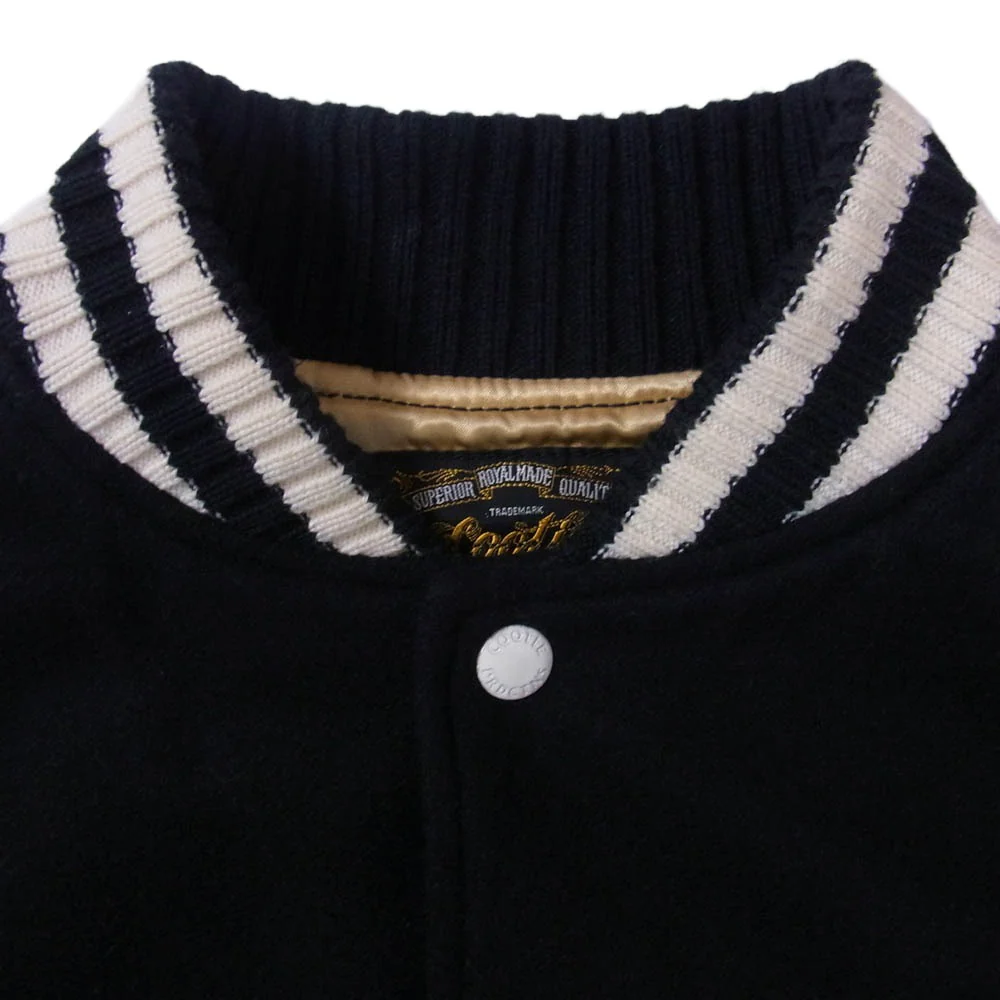 COOTIE クーティー LUX PERPETUA GLORIA ウール アワード スタジアム ジャケット Lサイズ ブラック系 L【中古】 - Image 3