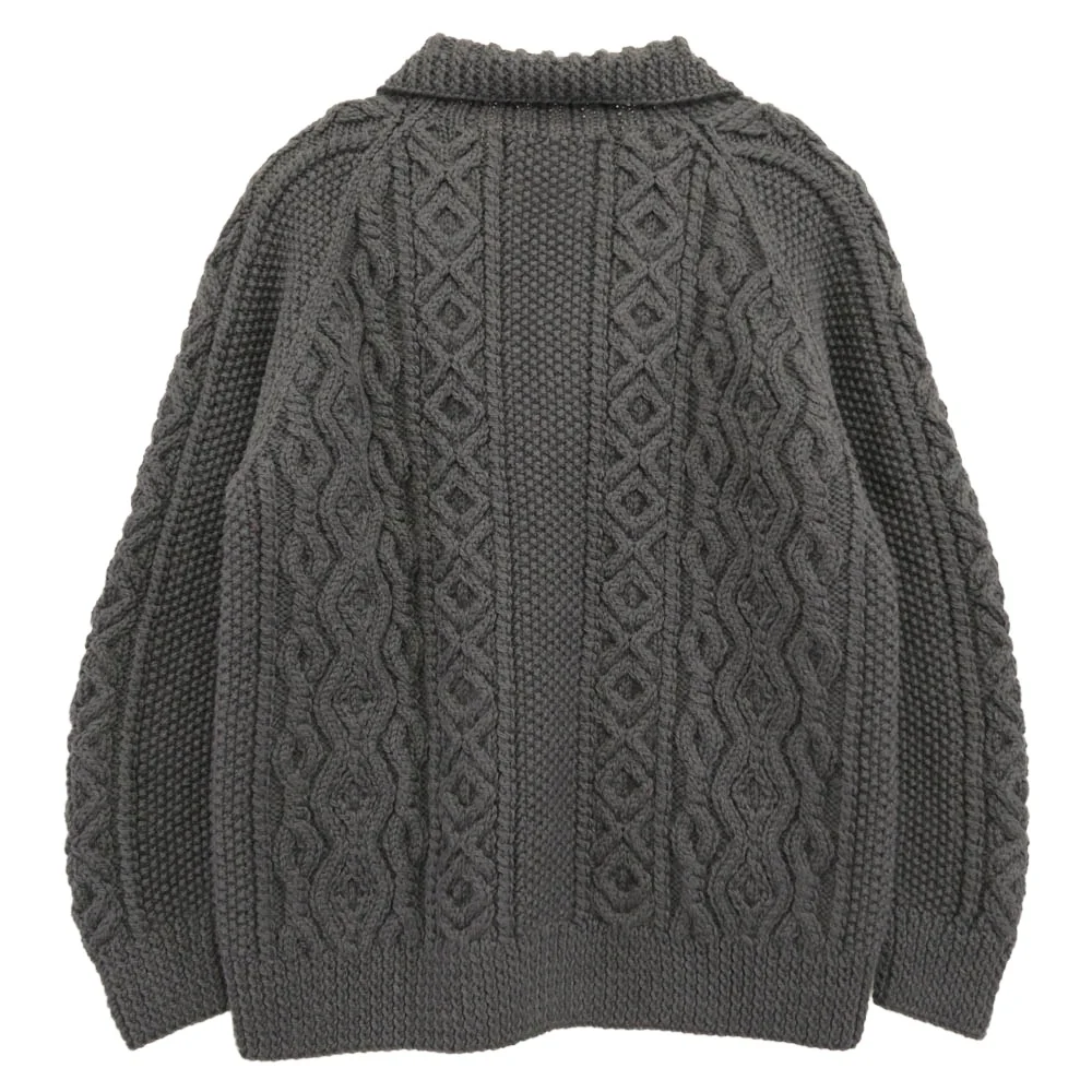 INVERALLAN インバーアラン 3A LUMBER CARDIGAN 緑タグ ランバー カーディガン グレー グレー系【極上美品】【中古】 - Image 2