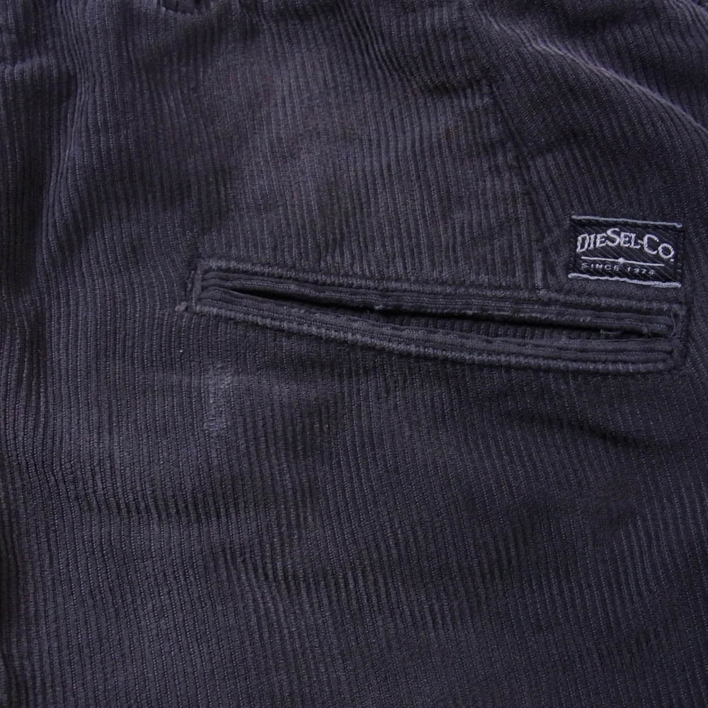 DIESEL ディーゼル レギュラー フィット コーデュロイ パンツ チャコール系 28【中古】 - Image 6