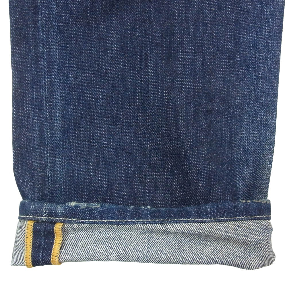 DIESEL ディーゼル SAFADO ダメージ加工 スリム ストレート デニム パンツ W29 インディゴブルー系【中古】 - Image 6