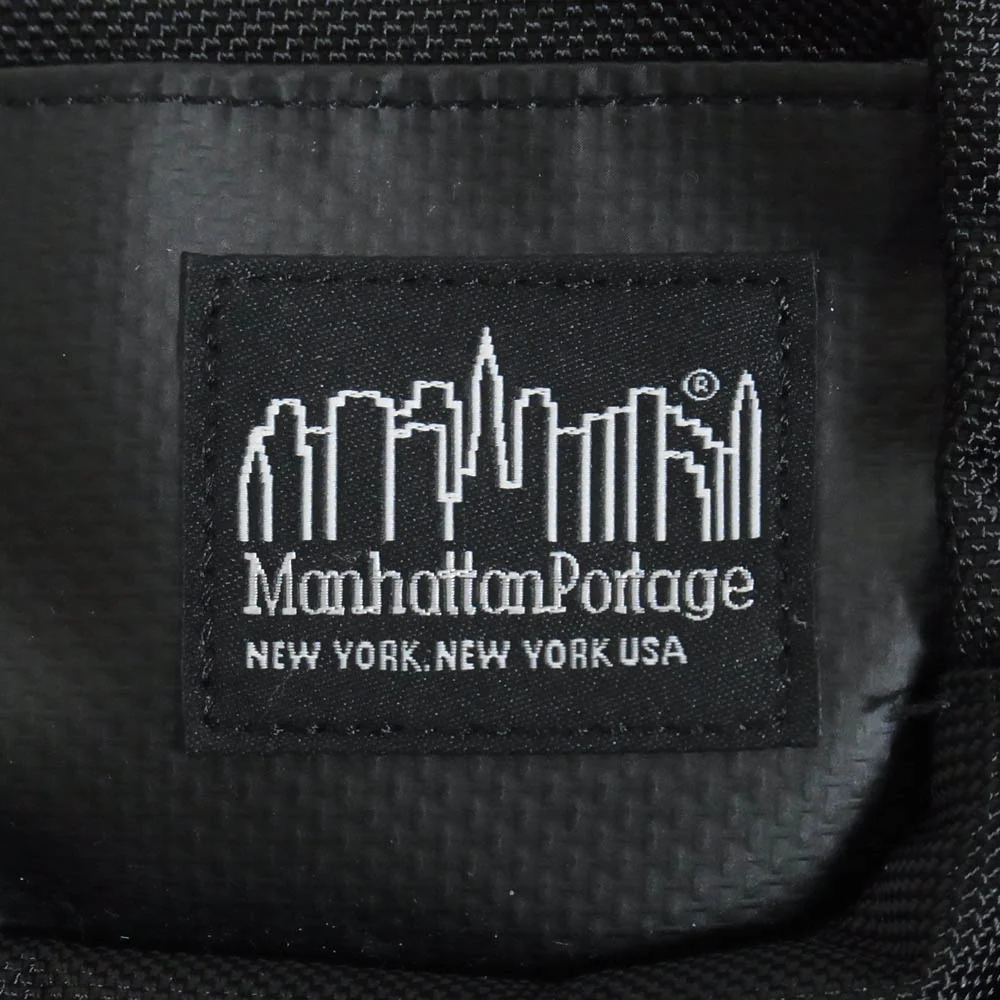 Manhattan Portage マンハッタンポーテージ BLACK LABEL ブラック レーベル ワンショルダー ボディ バッグ ブラック系【美品】【中古】 - Image 6