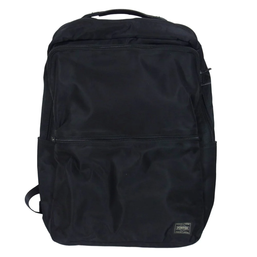 PORTER ポーター 655-06169 TIME DAYPACK タイム デイパック バックパック リュックサック ブラック ブラック系【中古】