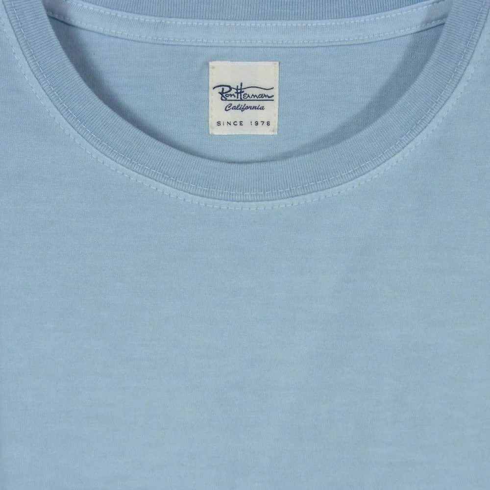 Ron Herman ロンハーマン 3020900055 クルーネック 半袖 Tシャツ ライトブルー系 S【中古】 - Image 3