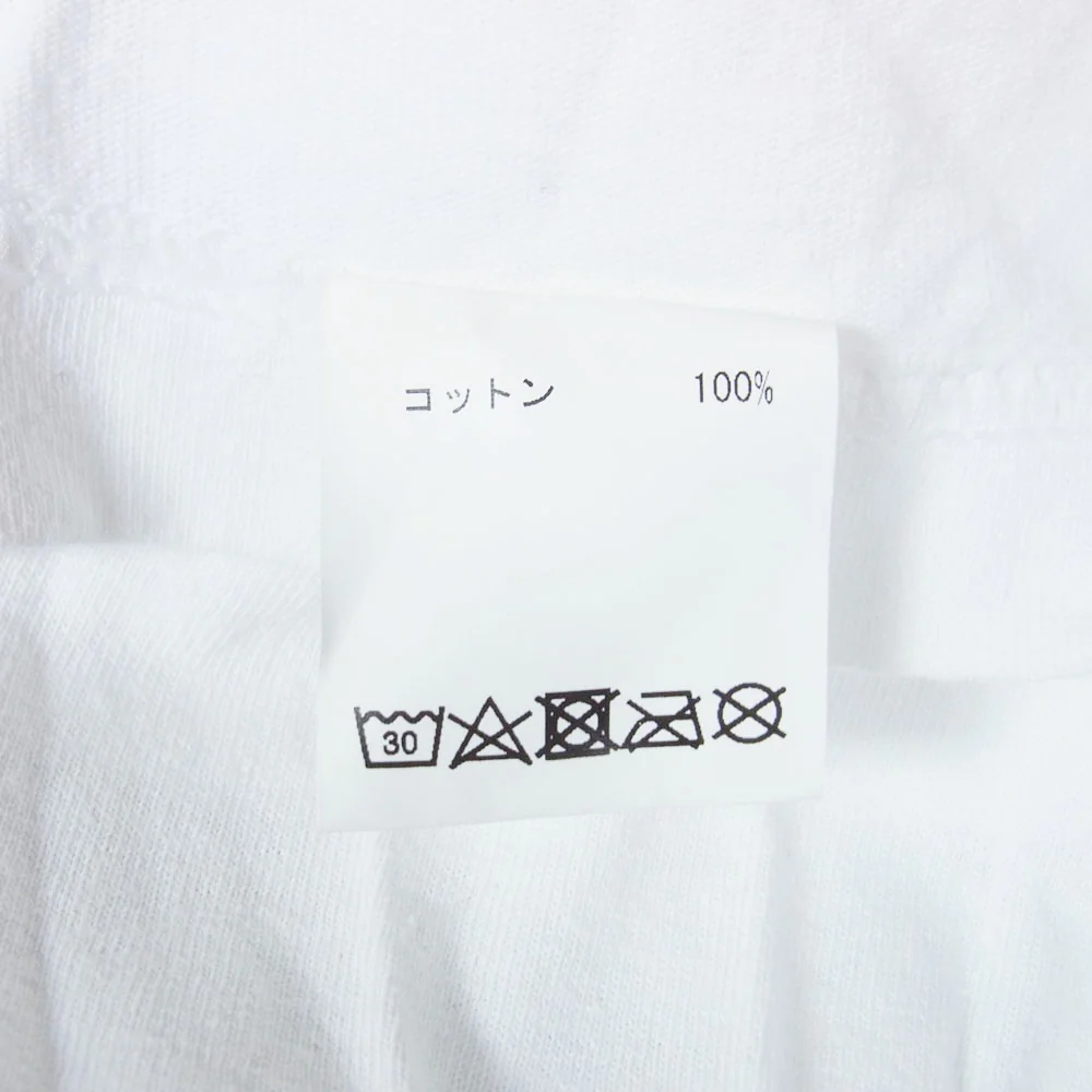 ザ・スロウ NO LOVE LOSE ロゴ プリント クルーネック 半袖 Tシャツ ホワイト系 M【中古】 - Image 5