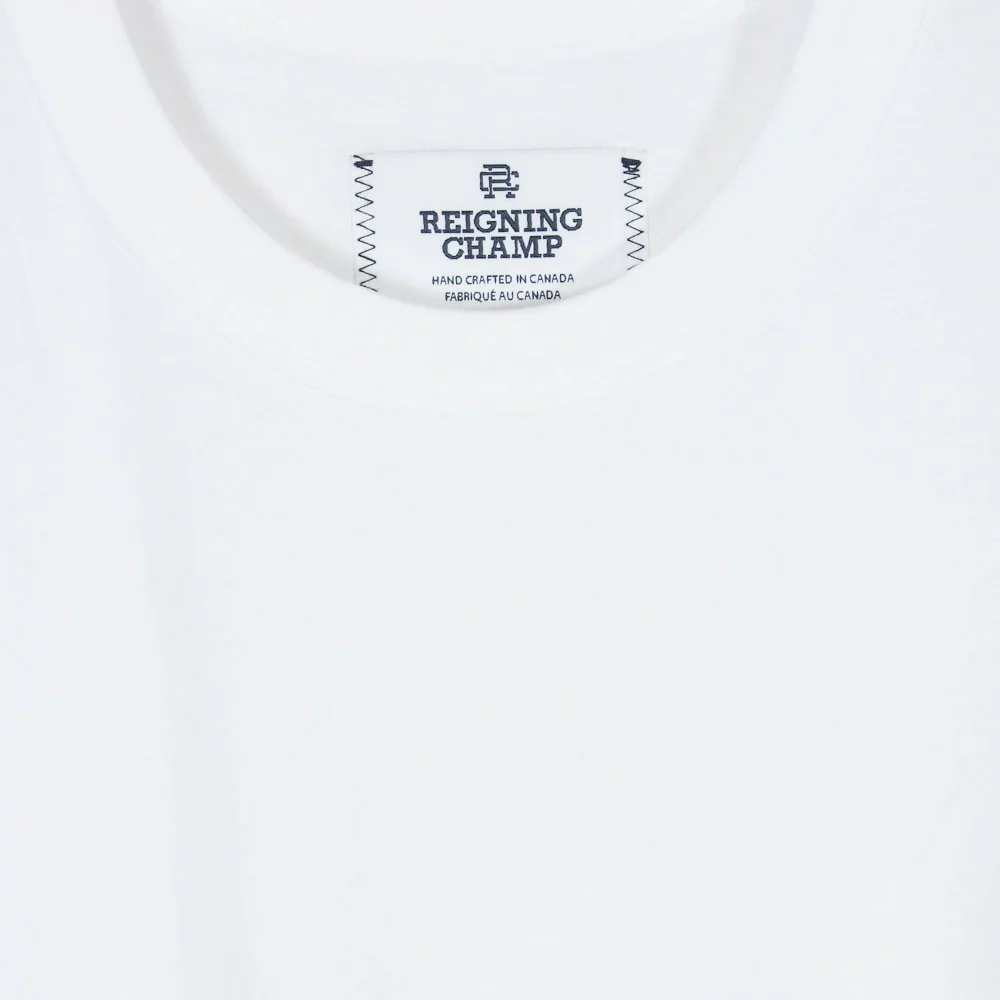 REIGNING CHAMP レイニングチャンプ LIGHTWEIGHT JERSEY クルーネック 半袖 Tシャツ ホワイト系 S【中古】 - Image 3
