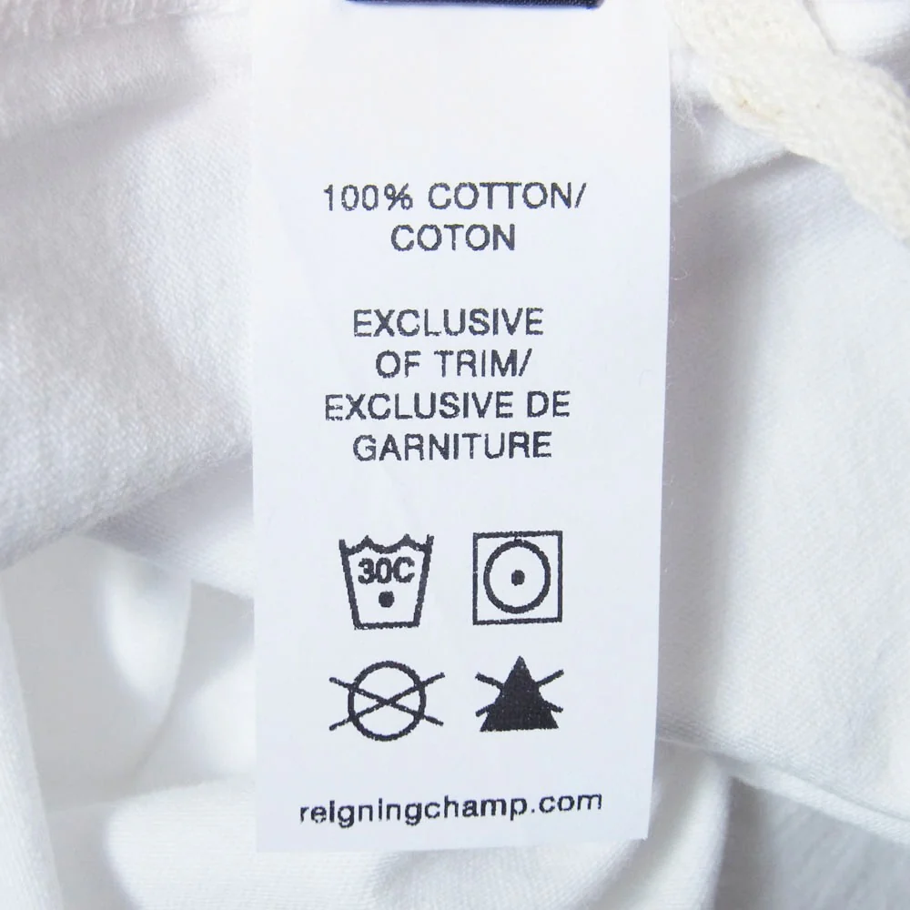 REIGNING CHAMP レイニングチャンプ LIGHTWEIGHT JERSEY クルーネック 半袖 Tシャツ ホワイト系 S【中古】 - Image 5