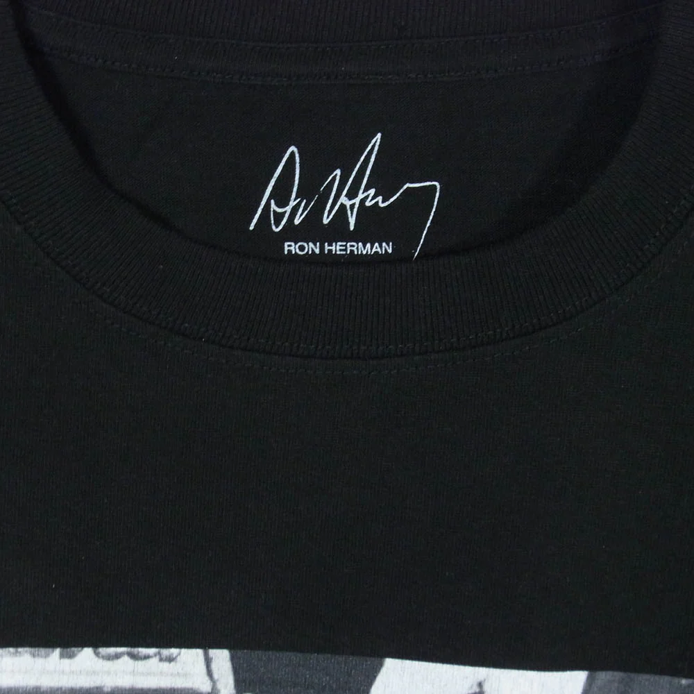 Ron Herman ロンハーマン グラフィック クルーネック 半袖 Tシャツ ブラック系 M【中古】 - Image 3