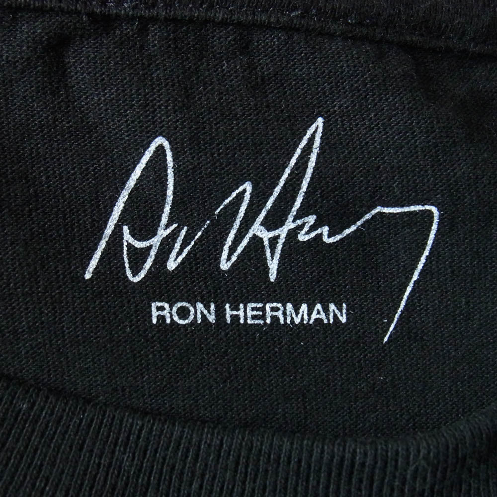 Ron Herman ロンハーマン グラフィック クルーネック 半袖 Tシャツ ブラック系 M【中古】 - Image 4