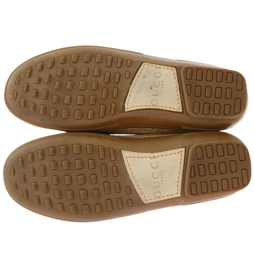 GUCCI グッチ ホースビット スエード ローファー ベージュ系 7M【中古】 - Image 6