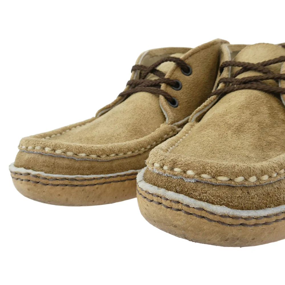 RUSSELL MOCCASIN ラッセルモカシン スポーティング クレーチャッカ スエード チャッカブーツ イエロー ベージュ系 6【中古】 - Image 4