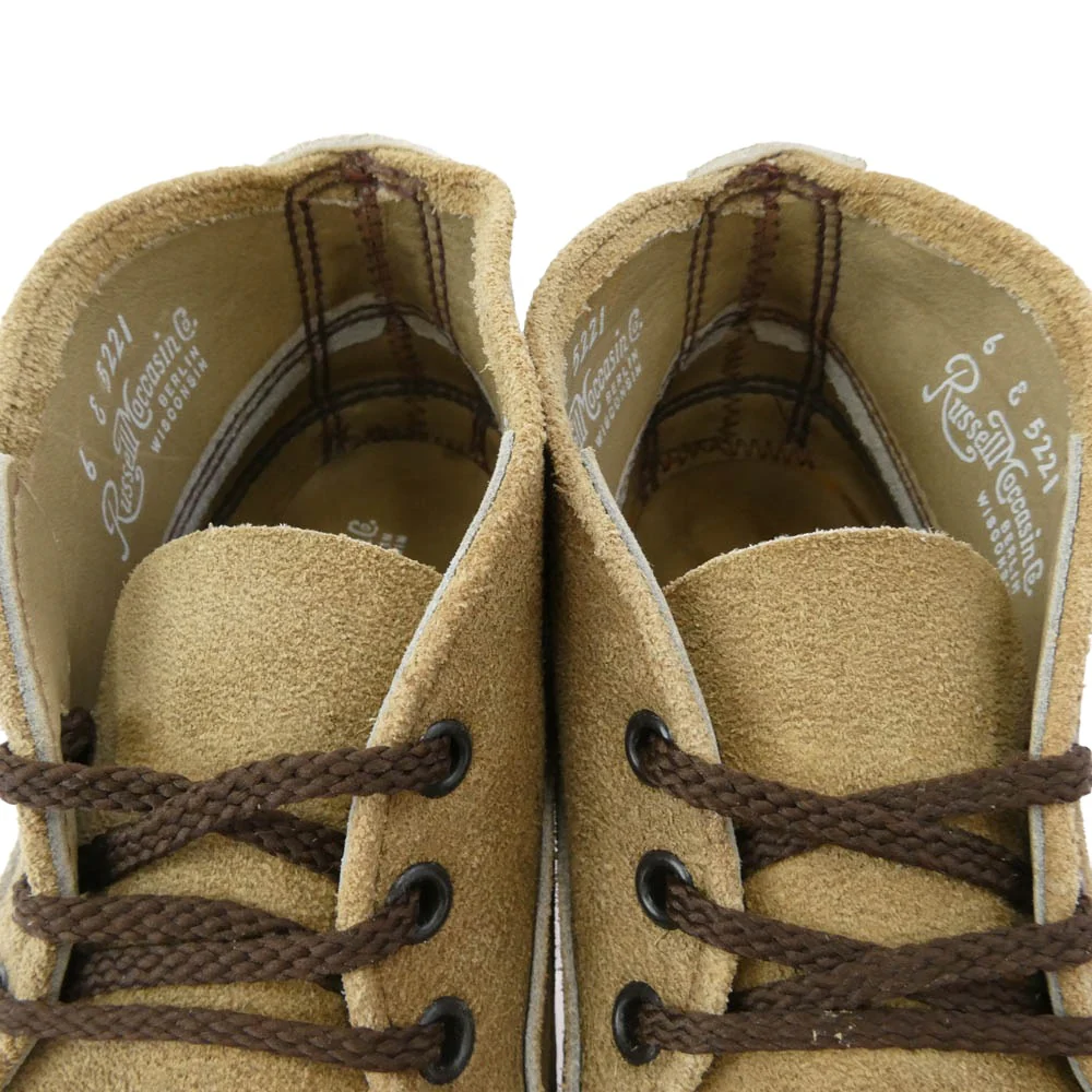 RUSSELL MOCCASIN ラッセルモカシン スポーティング クレーチャッカ スエード チャッカブーツ イエロー ベージュ系 6【中古】 - Image 5