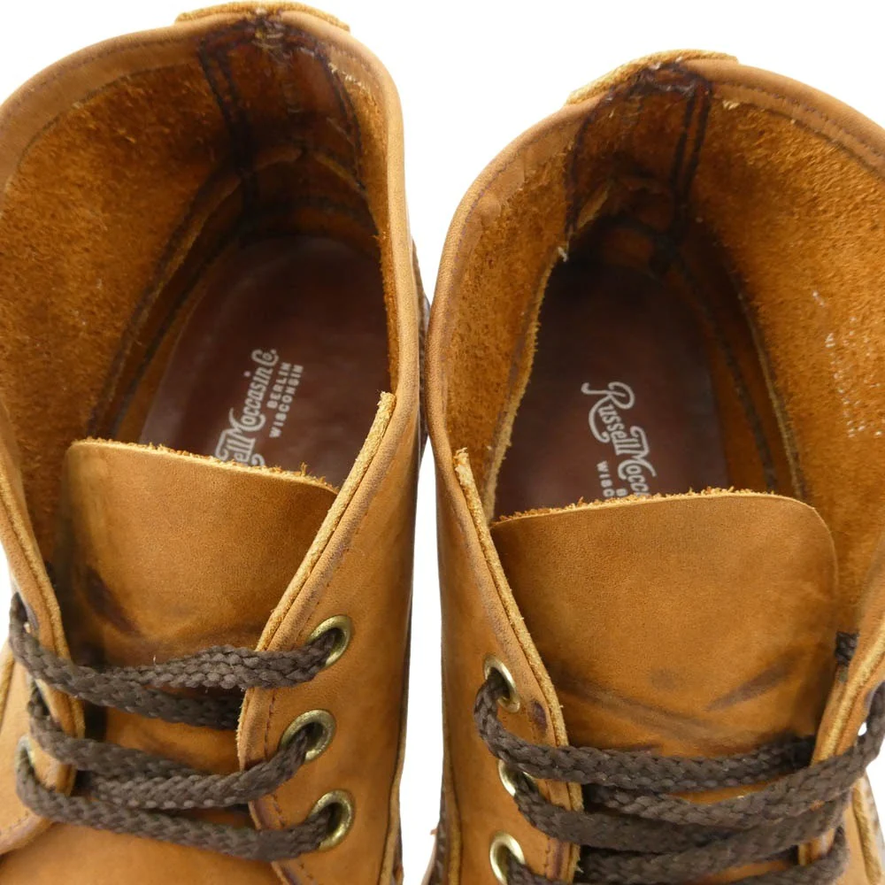 RUSSELL MOCCASIN ラッセルモカシン スポーティング クレーチャッカ スエード ビブラムソール チャッカブーツ ブラウン系 6【中古】 - Image 5