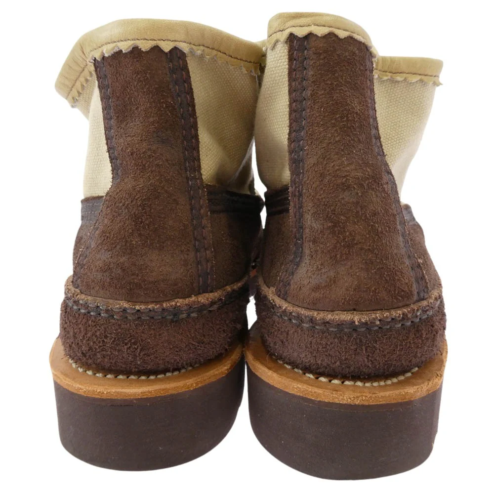 RUSSELL MOCCASIN ラッセルモカシン ショートサファリ スエード ビブラムソール ブーツ ブラウン系 ベージュ系 6.5D【中古】 - Image 3