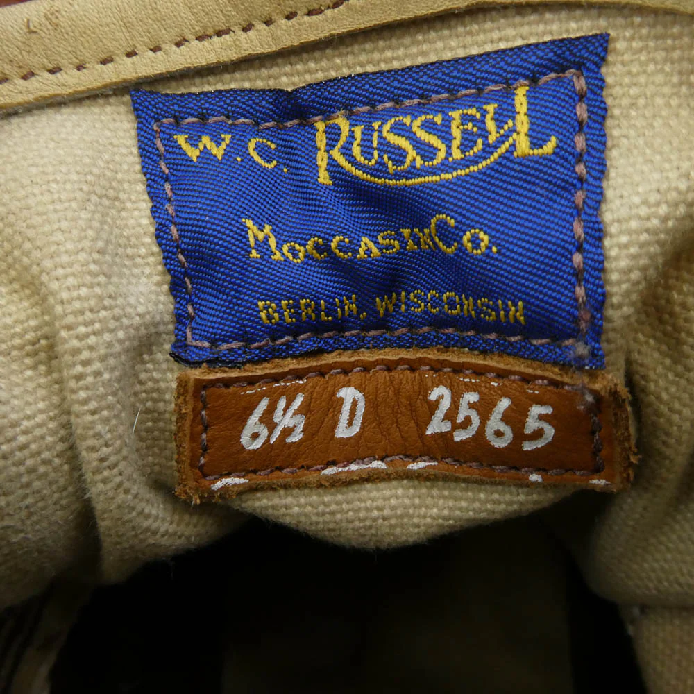 RUSSELL MOCCASIN ラッセルモカシン ショートサファリ スエード ビブラムソール ブーツ ブラウン系 ベージュ系 6.5D【中古】 - Image 7