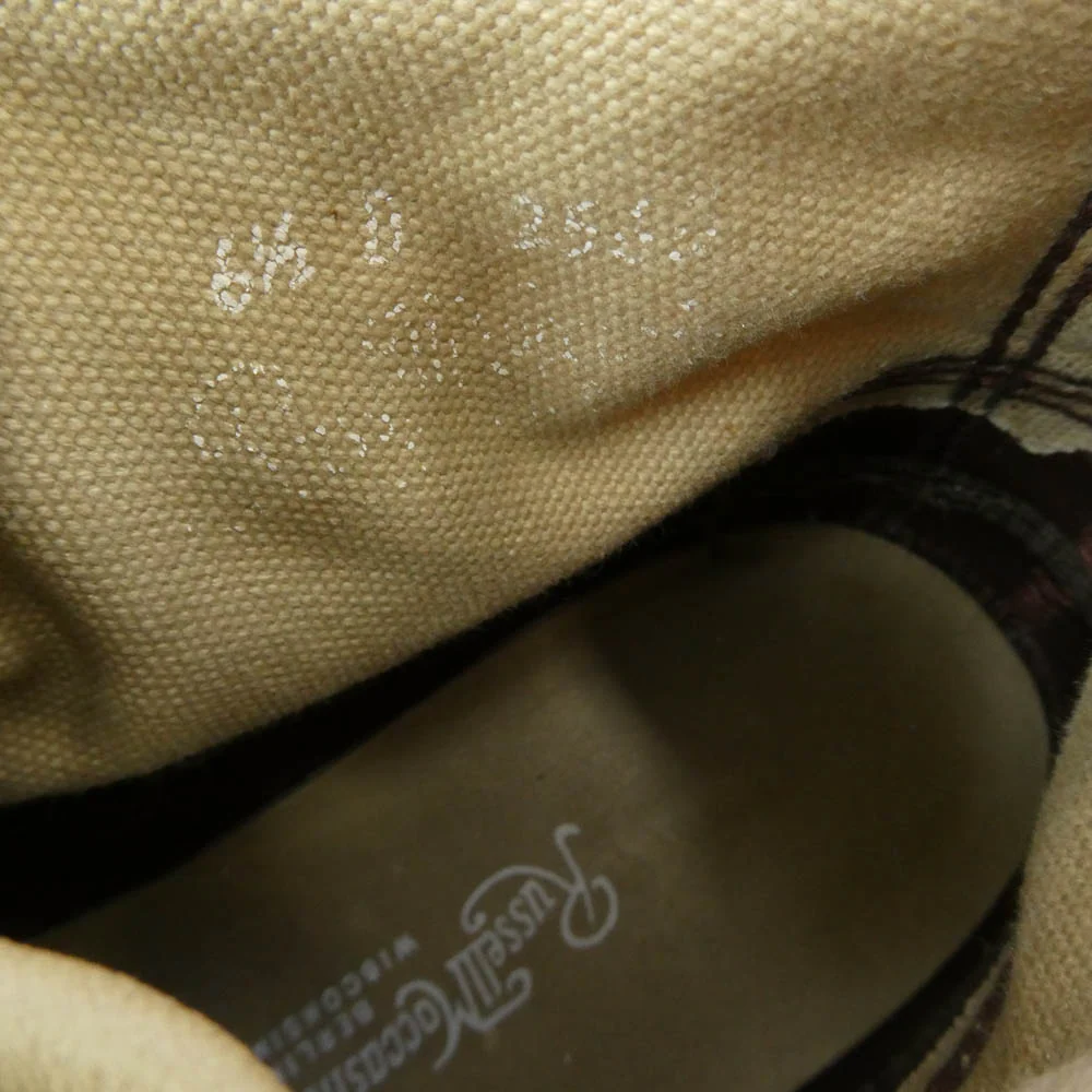 RUSSELL MOCCASIN ラッセルモカシン ショートサファリ スエード ビブラムソール ブーツ ブラウン系 ベージュ系 6.5D【中古】 - Image 8