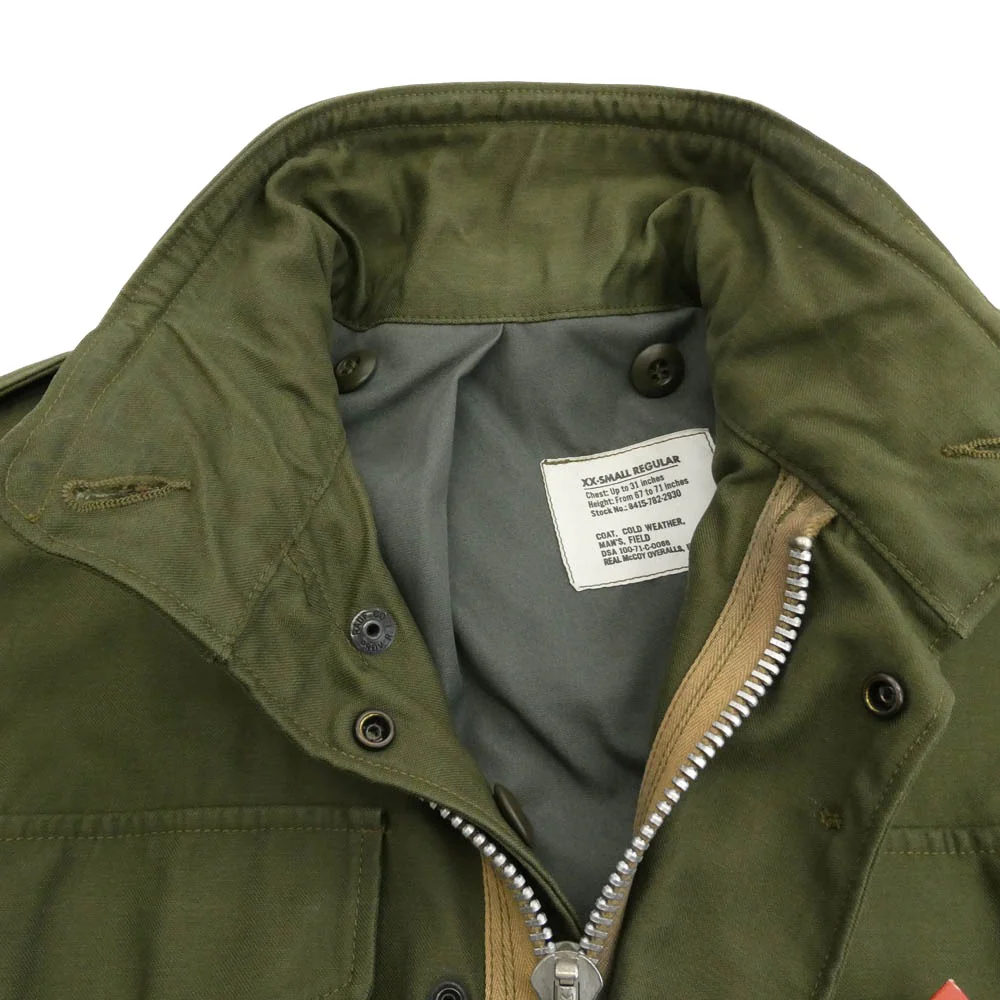 The REAL McCOY'S ザリアルマッコイズ MJ9115 M-65 FIELD JACKET フィールド ミリタリー ジャケット カーキ系 XS XXS【中古】 - Image 3
