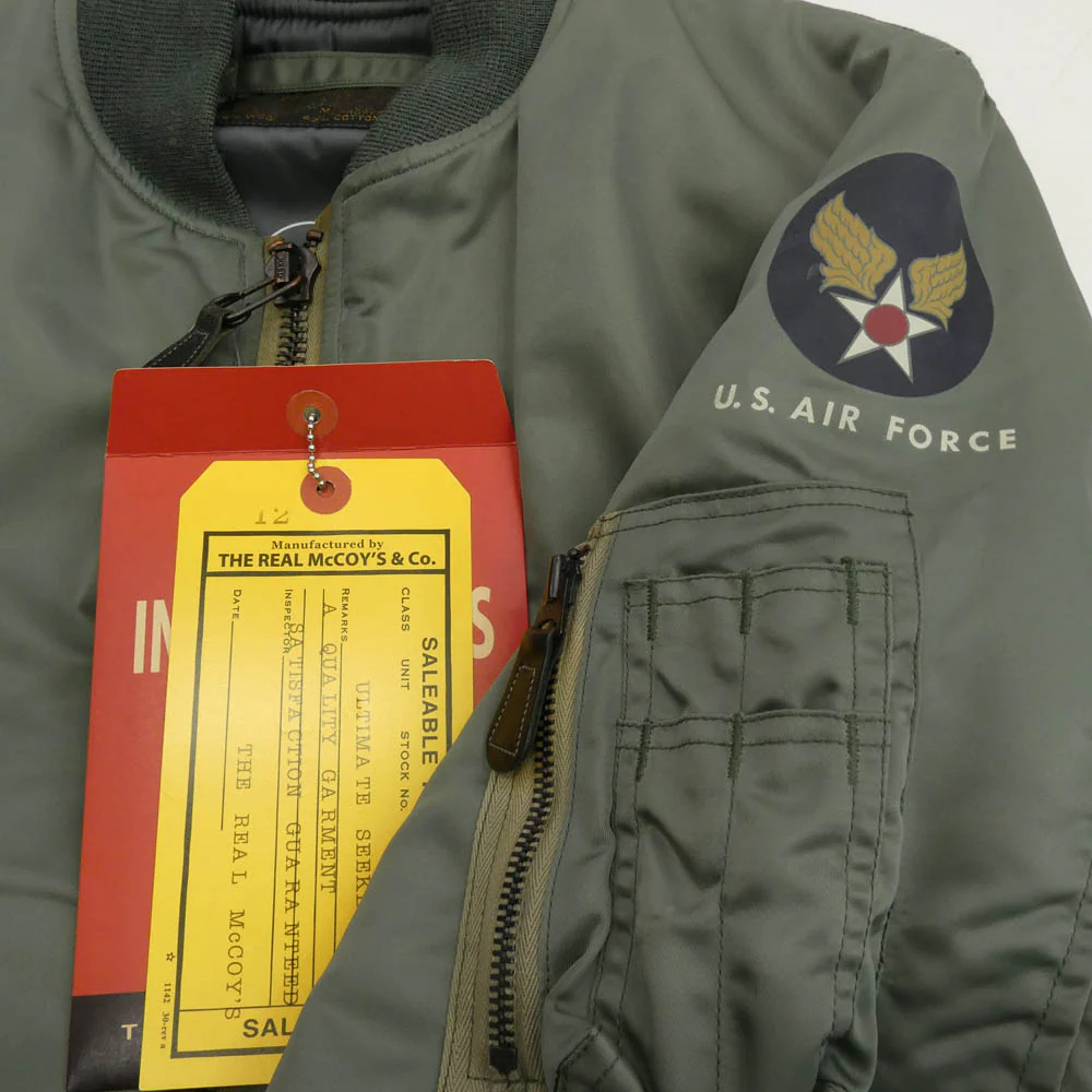 The REAL McCOY'S ザリアルマッコイズ MJ15115 TYPE MA-1 REAL McCOY MFG. CO. フライト ミリタリー ジャケット カーキ系 XS【中古】 - Image 7