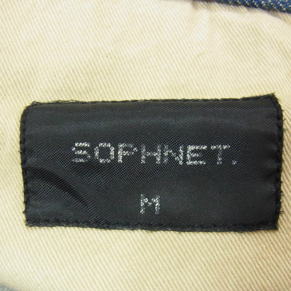 SOPHNET. ソフネット SOPH-45084 ボタンフライ 5ポケット デニム パンツ ジーンズ インディゴブルー系 M【中古】 - Image 4
