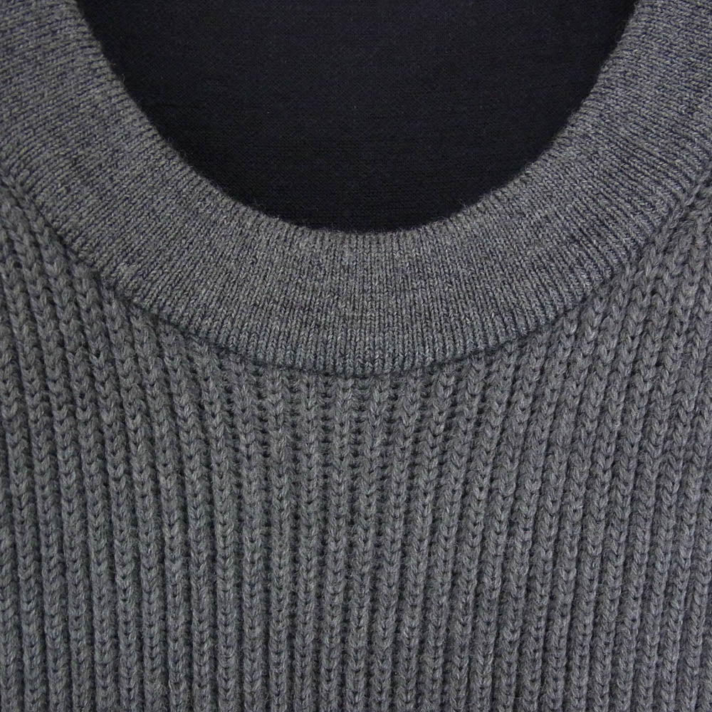JIL SANDER ジルサンダー JSWG710016 ニット切替 スウェット ワンピース トップス ブラック系 36【中古】 - Image 3