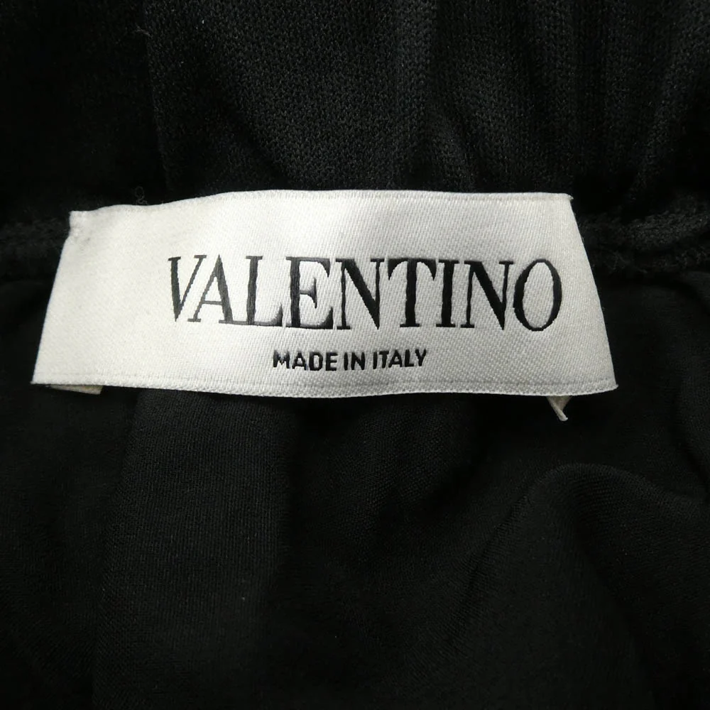 VALENTINO ヴァレンティノ SB3MD00X4TG フラワー プリーツ スカート ブラック系 M【中古】 - Image 4