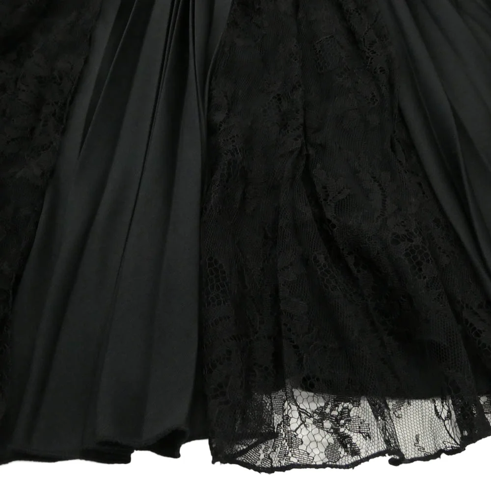 VALENTINO ヴァレンティノ SB3MD00X4TG フラワー プリーツ スカート ブラック系 M【中古】 - Image 7