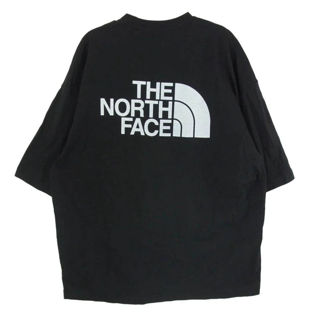 THE NORTH FACE ノースフェイス NT32434 胸ロゴプリント クルーネック 半袖 Tシャツ ブラック系 XL【中古】 - Image 2