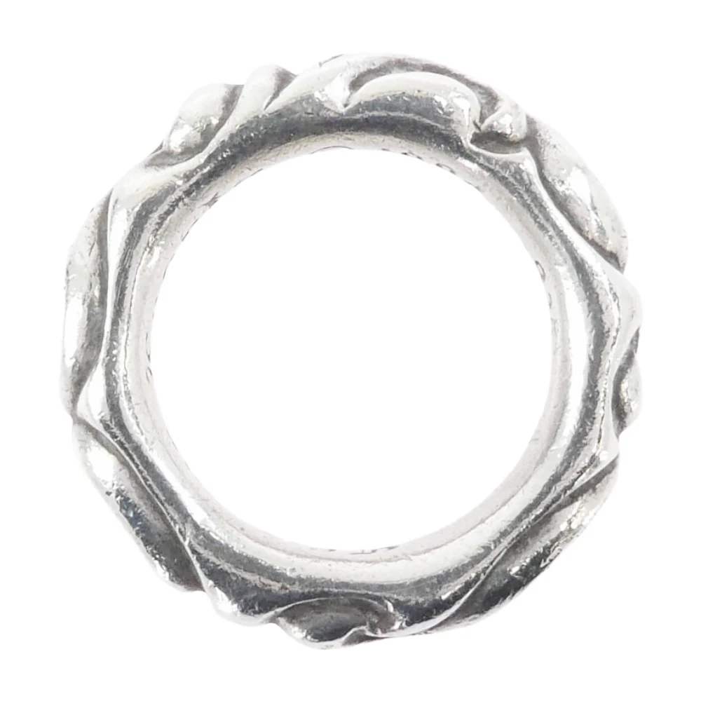 CHROME HEARTS クロムハーツ(原本無) SCRL BAND スクロールバンド リング シルバー系 JP約12.5号【中古】 - Image 3