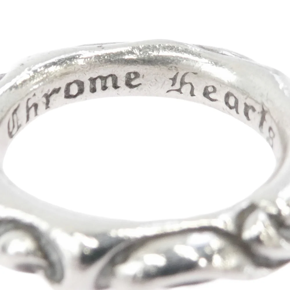 CHROME HEARTS クロムハーツ(原本無) SCRL BAND スクロールバンド リング シルバー系 JP約12.5号【中古】 - Image 4