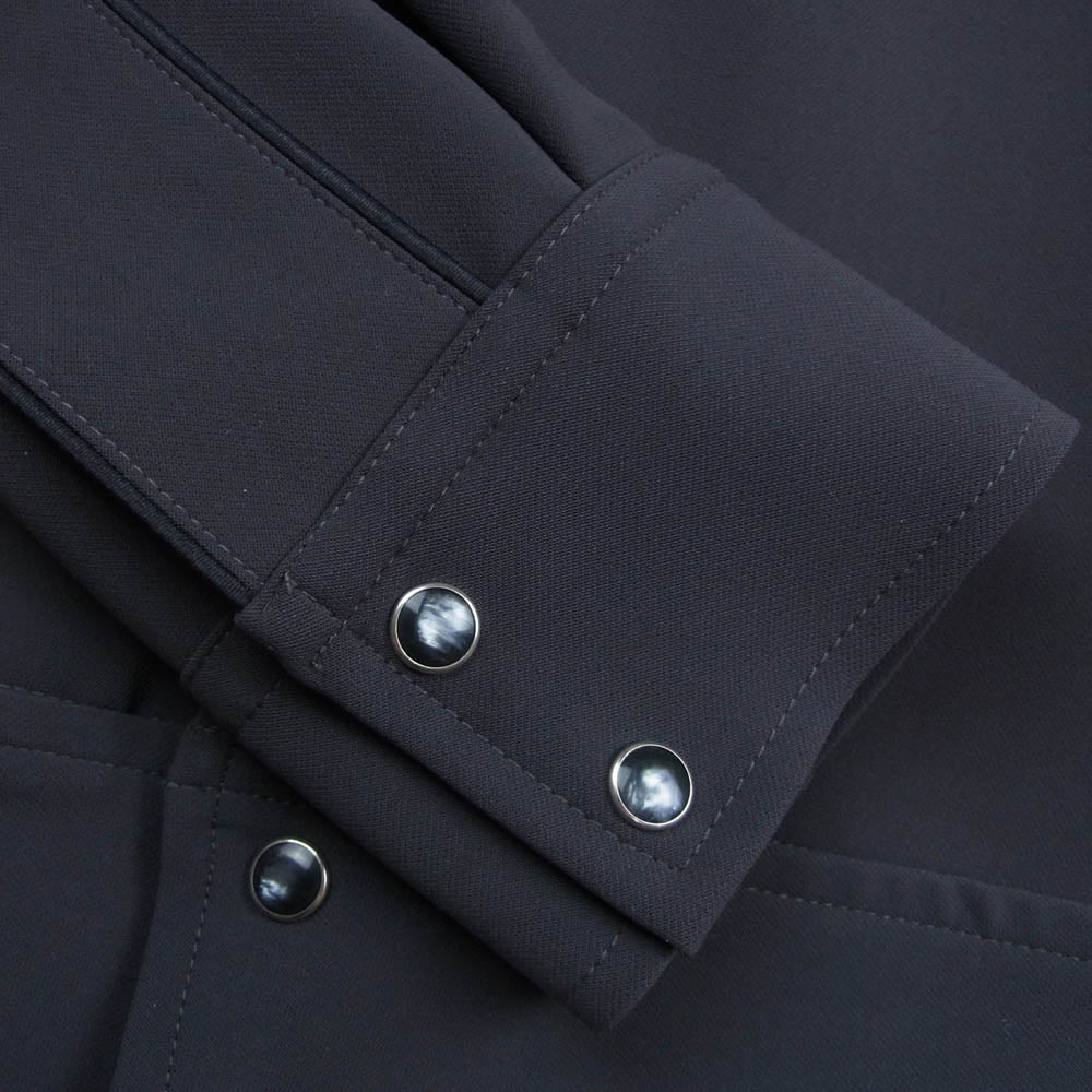 Needles ニードルス RW1595 別注 Piping Cowboy Jacket PE PU Double Cloth パイピング カウボーイ ダブルクロス トラックジャケット グレー系 M【極上美品】【中古】 - Image 4