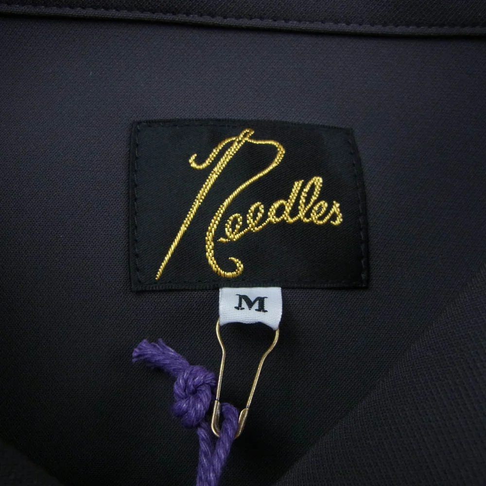 Needles ニードルス RW1595 別注 Piping Cowboy Jacket PE PU Double Cloth パイピング カウボーイ ダブルクロス トラックジャケット グレー系 M【極上美品】【中古】 - Image 5